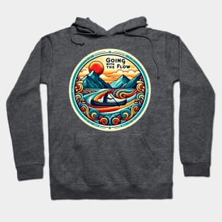 Canoeing, Going with the flow Hoodie